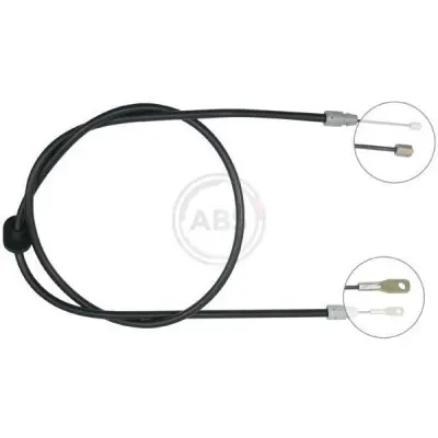 Cable de accionamiento, freno de estacionamiento A.B.S. K19781 Alta Calidad